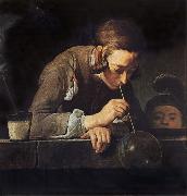 Jean Baptiste Simeon Chardin Boy Blowing Bubbles
